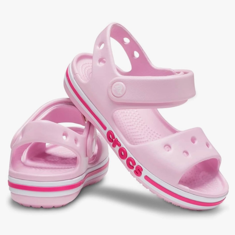 Crocs Kids Pink Sandals size 8